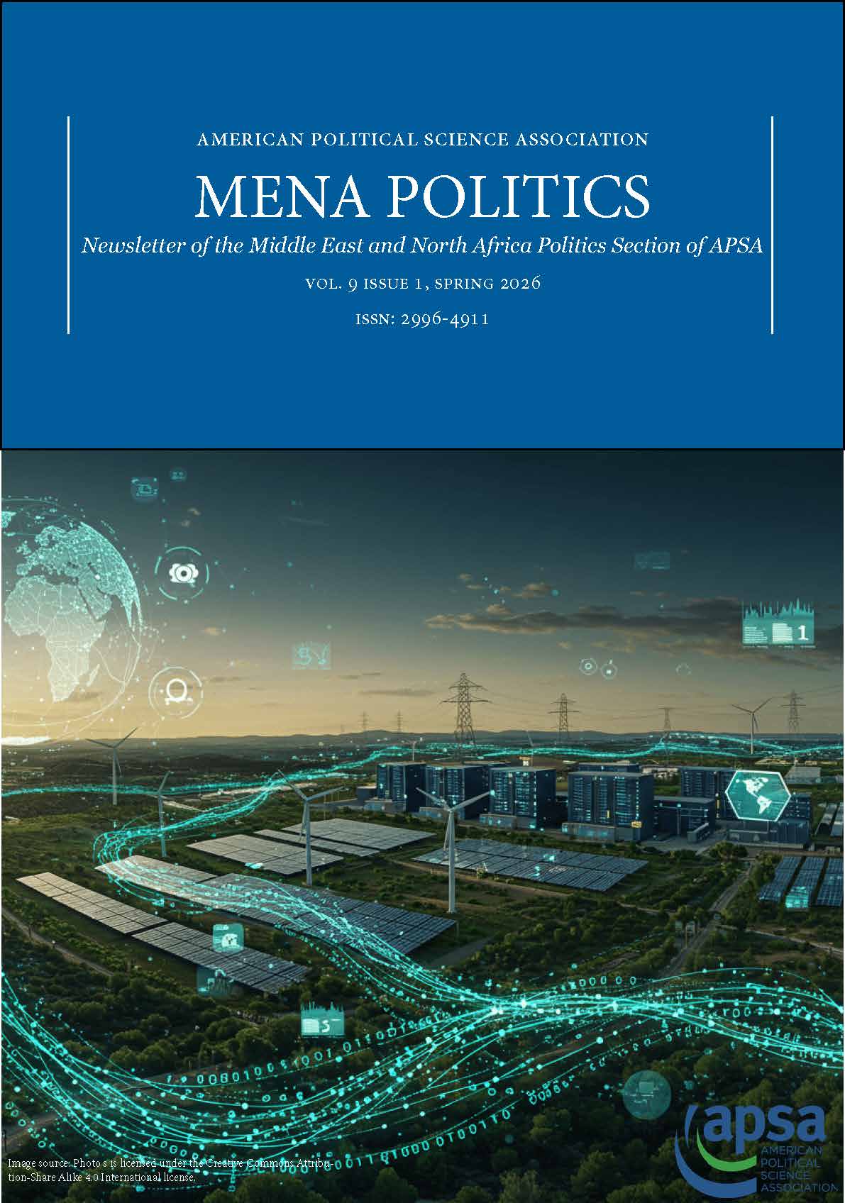 Read the New Issue of the MENA Politics Newsletter - Spring 2026